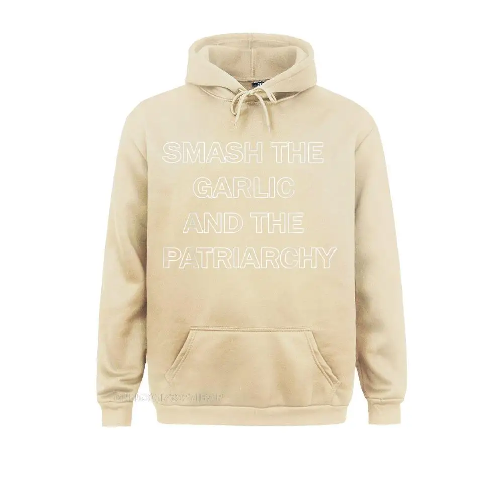Smash The Garlic And The Patriarchy Humor Normal Sweatshirts Mother Day Hoodies Long Sleeve For Men Prevalent Family Sweatshirts
