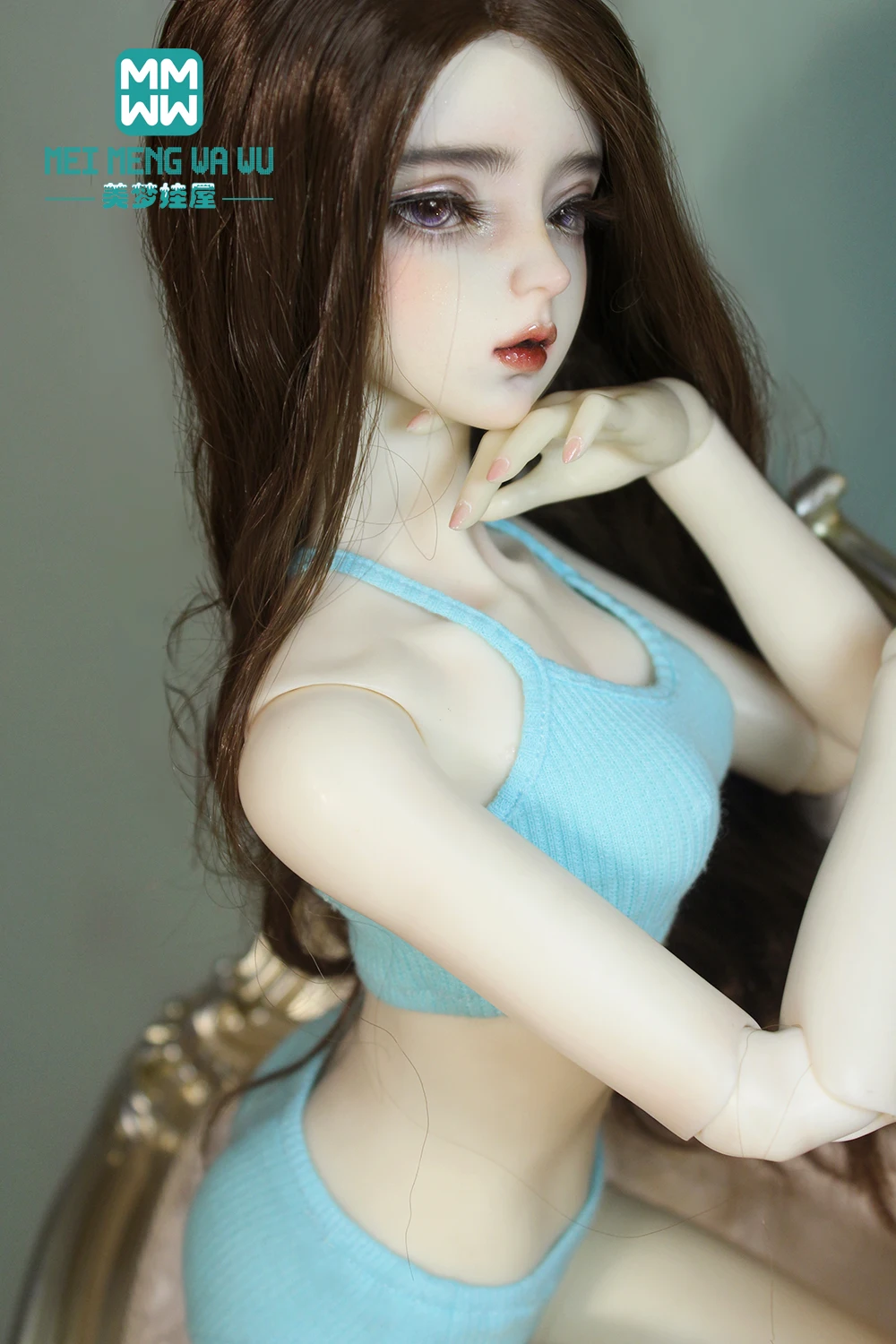 BJD ตุ๊กตาเสื้อผ้าอุปกรณ์เสริม28-60ซม.1/3 SD DD ของเล่น Ball Jointed ตุ๊กตาแฟชั่น Multicolor Suspender ชุด