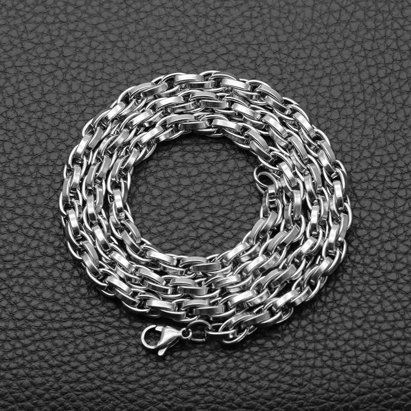 2023 New Fashion Stainless Steel Chain Titanium Steel Necklace Jewelry Wholesale Gift Hot Sale