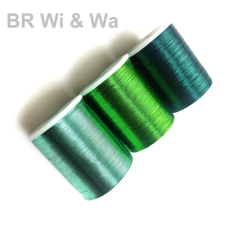 BR Wi&Wa Metallic Thread 230m/Spool Size A Fishing Rod Component DIY Rod Building Repair 1pc /lot