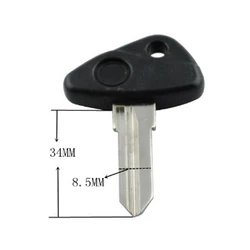 Motorcycle Blank Key Uncut Blade For BMW R850R K1200LT R1100RT R1150RT 650GS 650CS 1150GS K1200GT Motrobike Ignition Blank Key