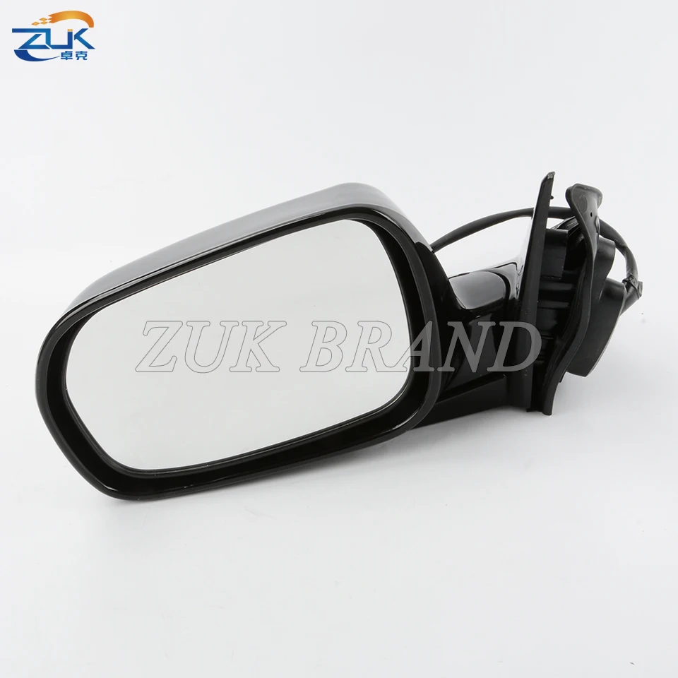 ZUK Car Exterior Rearview Door Mirror Assy For HONDA ACCORD 1998 1999 2000 2001 2002 CF9 CG1 CG5 Black Color 3-PINS 3-WIRES