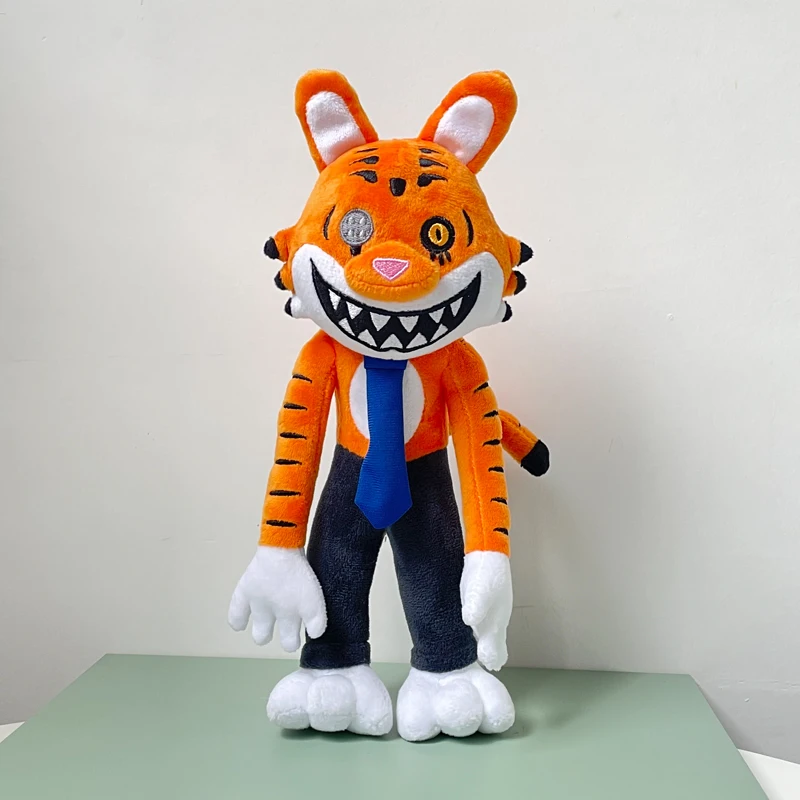 Mr Hopp's Playhouse 2 Plush Soft Toys Mr Stripes Stuffed Animal Tiger Rabbit Plush Toys Game Figure Dolls for Children Kids