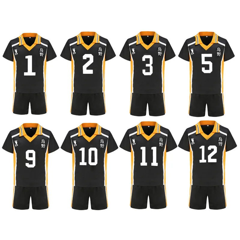 Haikyuu Cosplay Costume Karasuno High School Volleyball Club Hinata Shyouyou Sportswear Jerseys Uniform