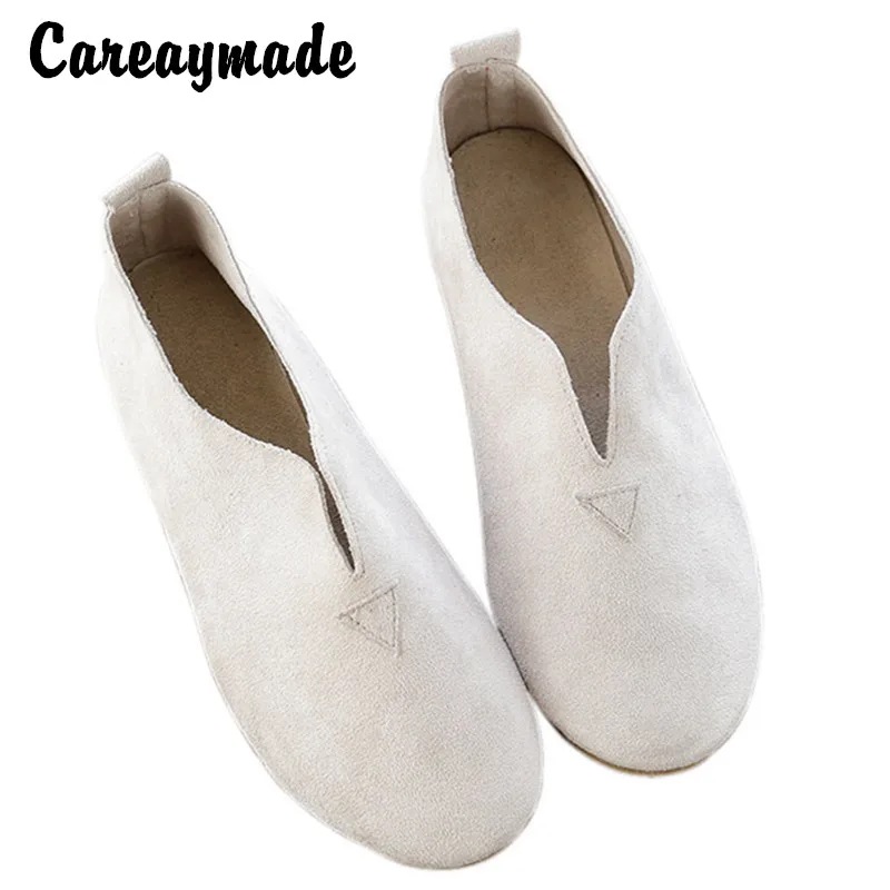 Careaymade-nuove scarpe con tacco piatto primavera e autunno scarpe con fagioli piatti scarpe Lefu a testa tonda scarpe da pescatore scarpe da donna