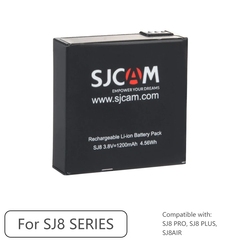 SJCAM akumulator do SJCAM SJ10Pro SJ10X SJ9 SJ8 SJ11 SJ7 M20 SJ4000 SJ5000 A10 A50 serii akcesoria do kamer w ruchu