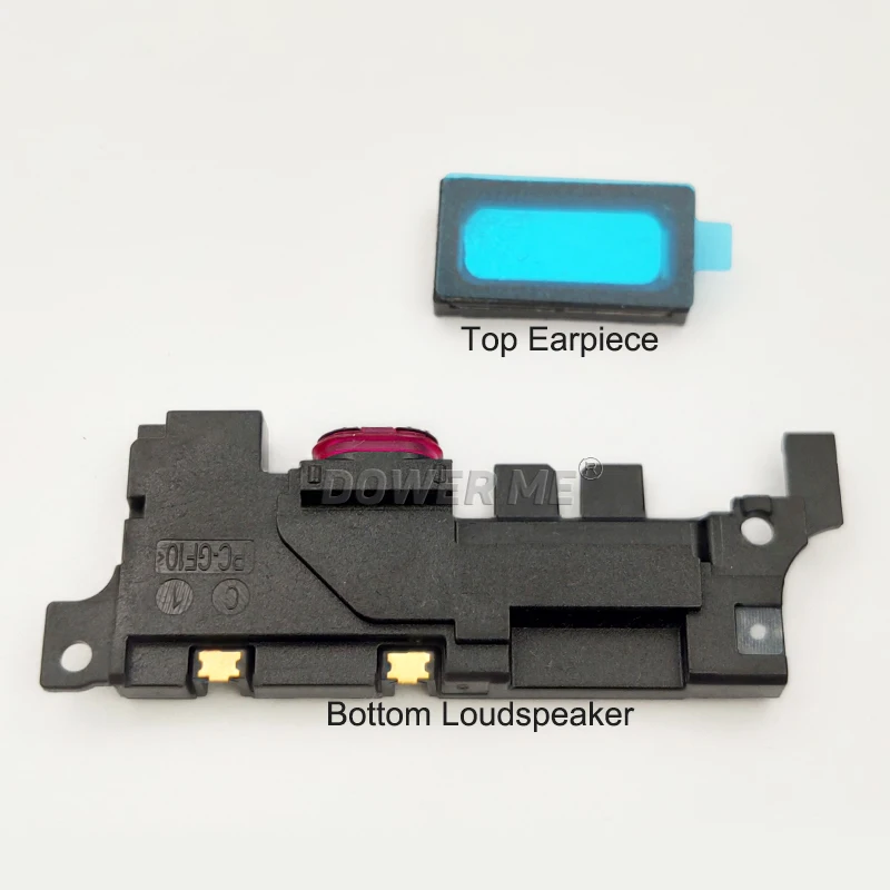 Aocarmo Top Earpiece Ear Speaker With Adhesive Bottom Loudspeaker Buzzer Ringer Assembly For Sony Xperia XZ1 Compact XZ1c G8441