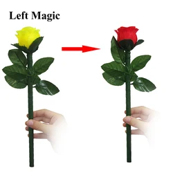 Discoloration Roses (4 Colors Change) Magic Tricks Colors Change Flower Magie Stage Street Illusion Props Comedy Gimmick