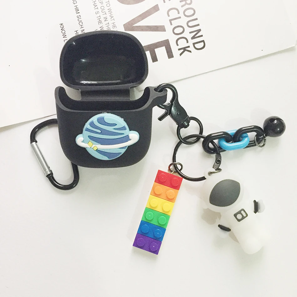 Für JBL 220 Tws /Tune 225 Fall Cartoon Schlüssel Haken Silikon Schutzhülle Für JBL 220 Drahtlose Bluetooth Kopfhörer abdeckung