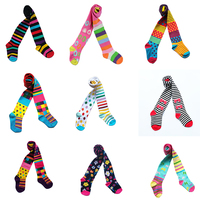1 PCS  Spring Autumn Children Striped Tights 2-12  Years  Baby Girl Pantyhose Cotton Knitted  Kids Stocking Baby Cute Tights
