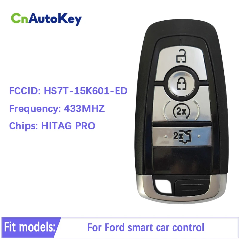 

CN018093 Original Proximity Smart Remote Fob 433.92Mhz FSK ID49 For Ford Edge Explorer Fusion Mustang Key HS7T-15K601-ED