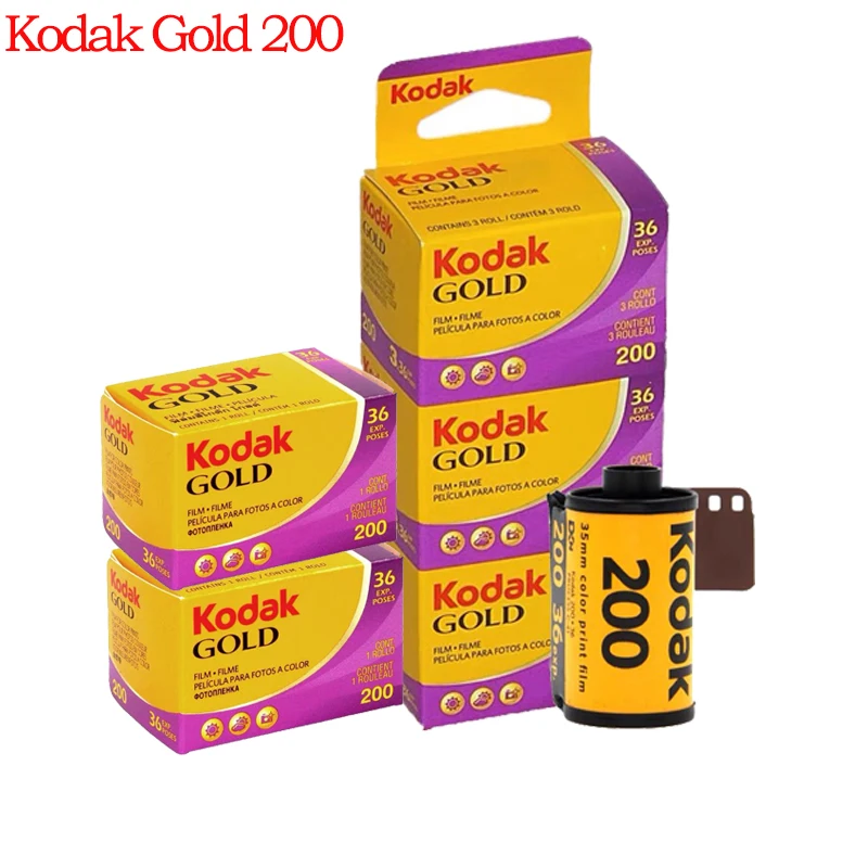 KODAK Gold 200 Color 35mm Film 36 Exposure per Roll Fit For M35 / M38 Camera