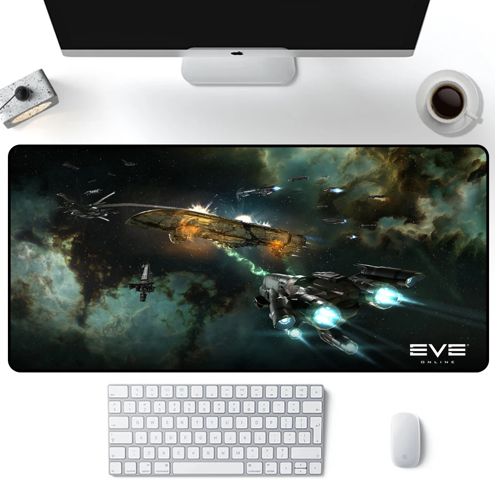 Mouse Pad EVE Online Mouspad Gaming Gamer Pad Office Accessories Desk Mat 900x400 Computer Mat Extended Pad Desk Protector