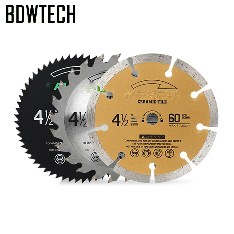 شحن مجاني 115 مللي متر شفرة المنشار ل BDEWTECH BTC02 التعميم المنشار 115x10 مللي متر عودة مجانية