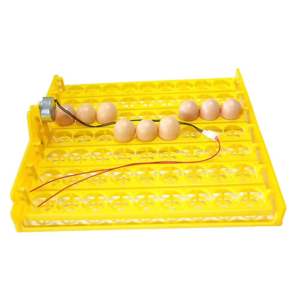 63 Eggs Incubator Turn Tray Chickens Ducks Poultry Automatically Incubator Turntable Turn Eggs Incubation Equipment 1 Set