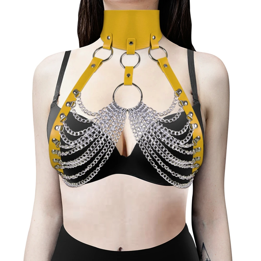 

Harness Fashion Punk Harness For Women Garter Belt Sexy Lingerie Belts Stockings Body Buttocks Bondage Leather Belts Suspenders
