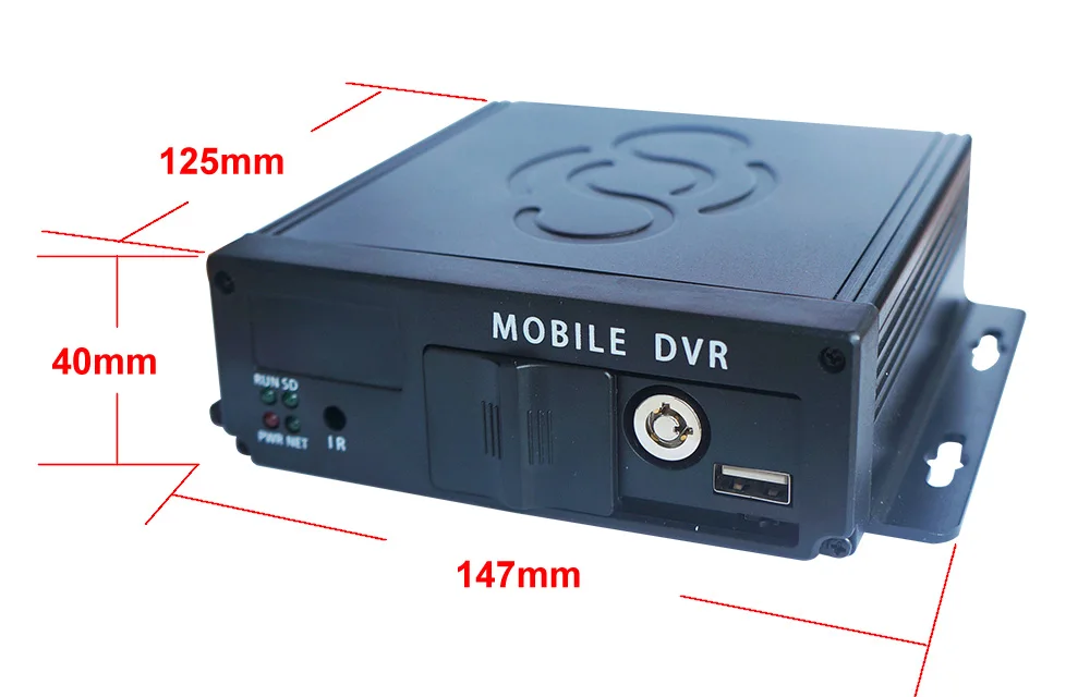 SD AHD Mobile Car DVR 8CH 720P Car DVR/MDVR Vehicle Support 256SD card MDVR Video Surveillance