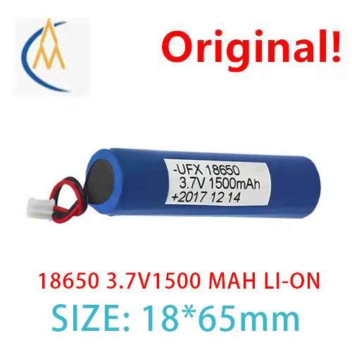 

buy more will cheap shell lithium battery 18650 3.7v1500mah humidifier Bluetooth audio and other KC certified toy LED test