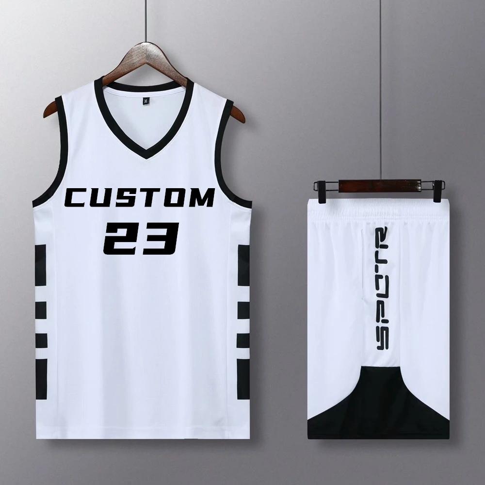 Crianças adulto roupas de basquete feminino & masculino conjunto de jérsei de basquete criança tiro cesta uniforme camisa de basquete & shorts terno esportivo