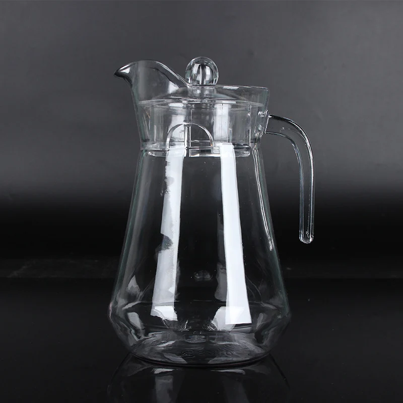 Acrylic PC Juice Pot, Plastic Cold Kettle, Shatter-proof and Heat-resistant Beverage Pot, Transparent Duck Beak Beer Pot, 1.5L