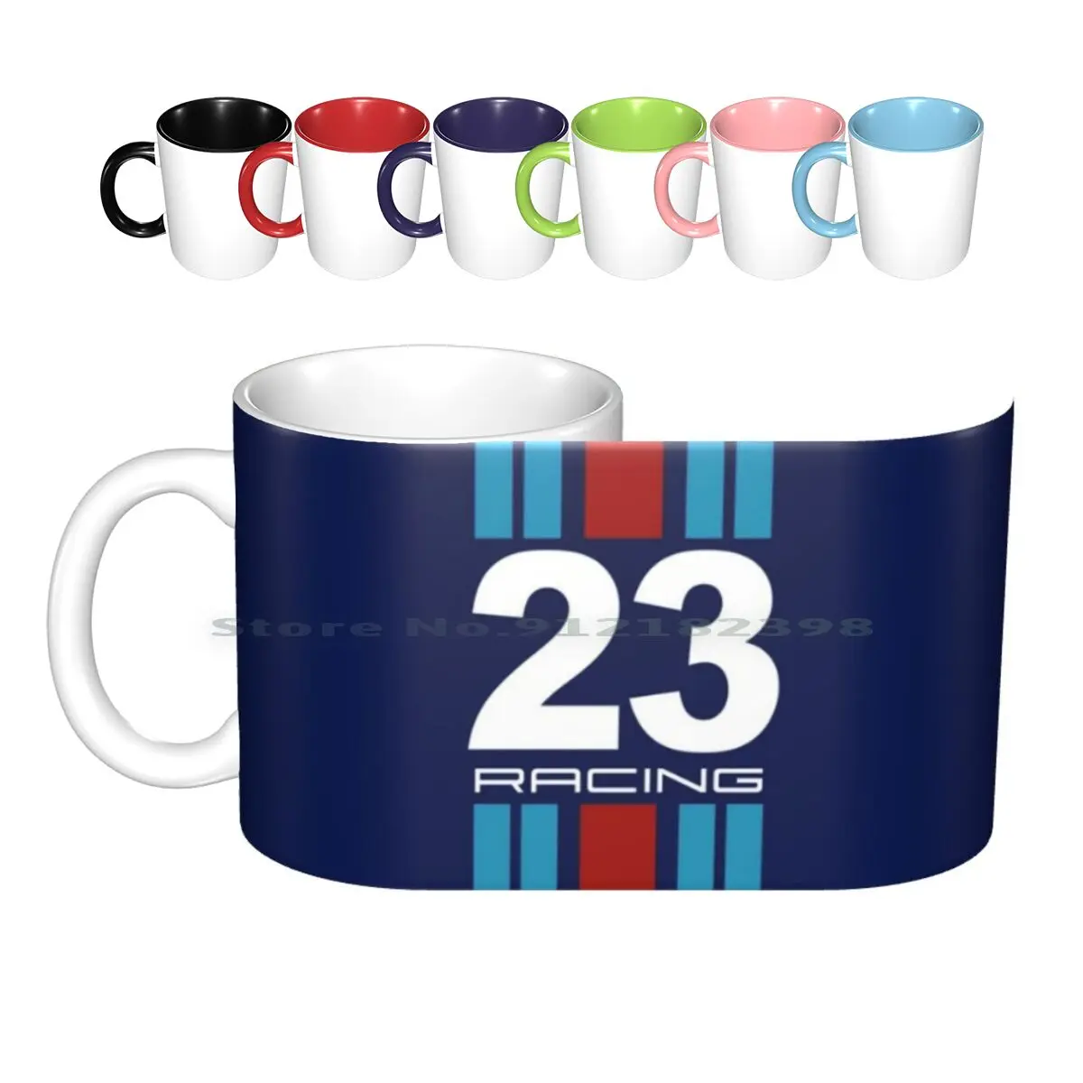 Racing Colours No23 Ceramic Mugs Coffee Cups Milk Tea Mug Racing Colours Racing Colours Car Racing Motorsport Le Mans Car