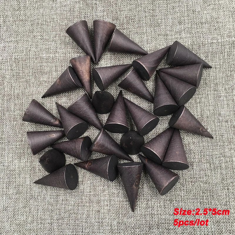5 Stks/partij Ringen Display Hout Kegel Ring Houder Organizer Opslag Sieraden Display Ring-Houder Rack