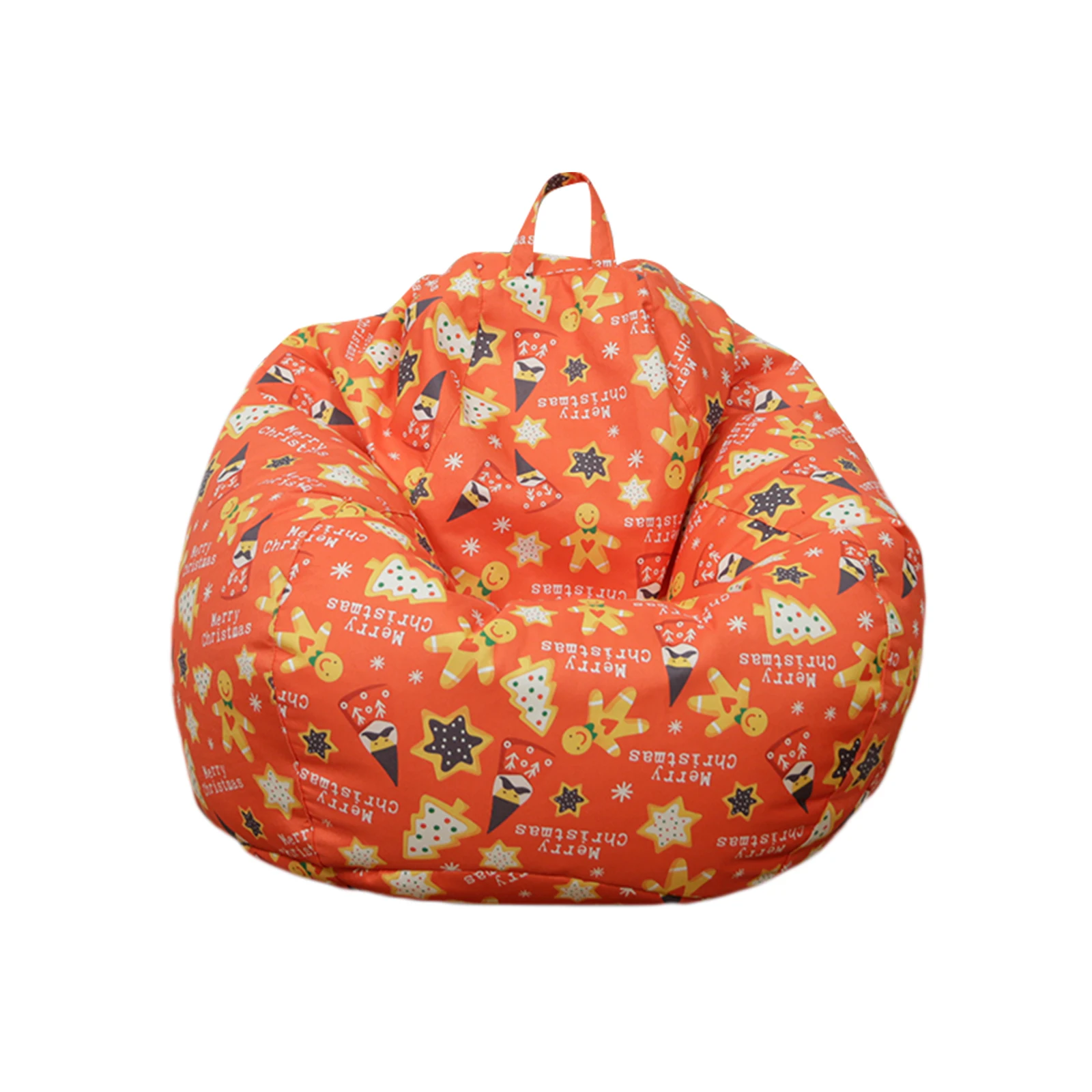 Christmas Bean Bag Cahir Covers Soft Beanbag Cover No Filler Stuffed Animals Storage Solution