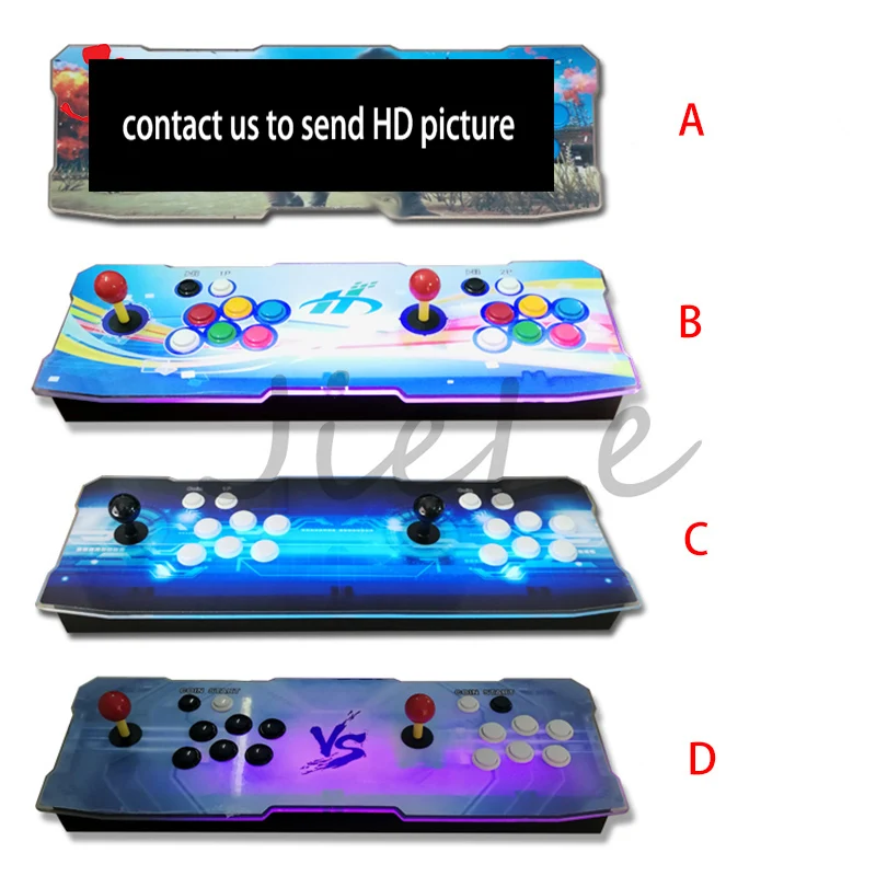 9S+ Arcade Game TV Console 4260 in 1 2 Players Video Game Console Control Arcade Joystick Arcade Button HD VGA USB for PC Laptop