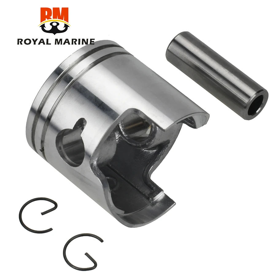 Piston Kit  For Tohatsu Nissan Outboard 9.8HP 8HP 50MM 2T 3B2-00001 Piston Kit - STD Outboard Engine MERCURY 6HP 3B2-00001-0