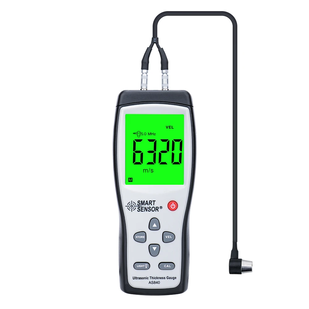 

Digital Ultrasonic Thickness Gauge Sound Velocity Meter Steel Tube Metal plastic Glass ceramic Depth Width Measuring Instrument