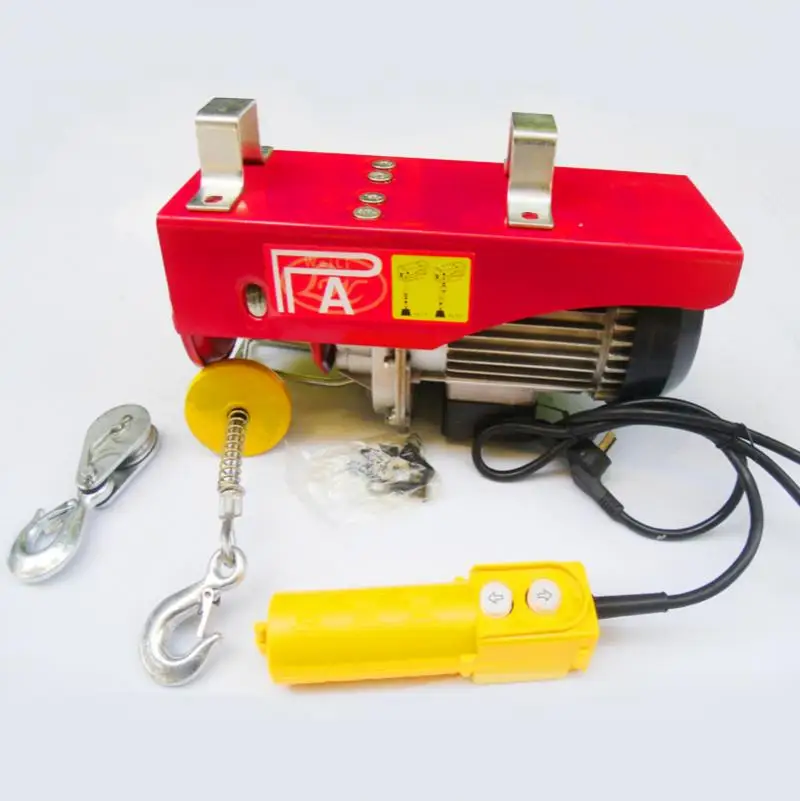 

100/200Kg Electric Winch Strong Quality Handhold Portable Winch Workshop Garage Gantry Hoist Lifting 220V