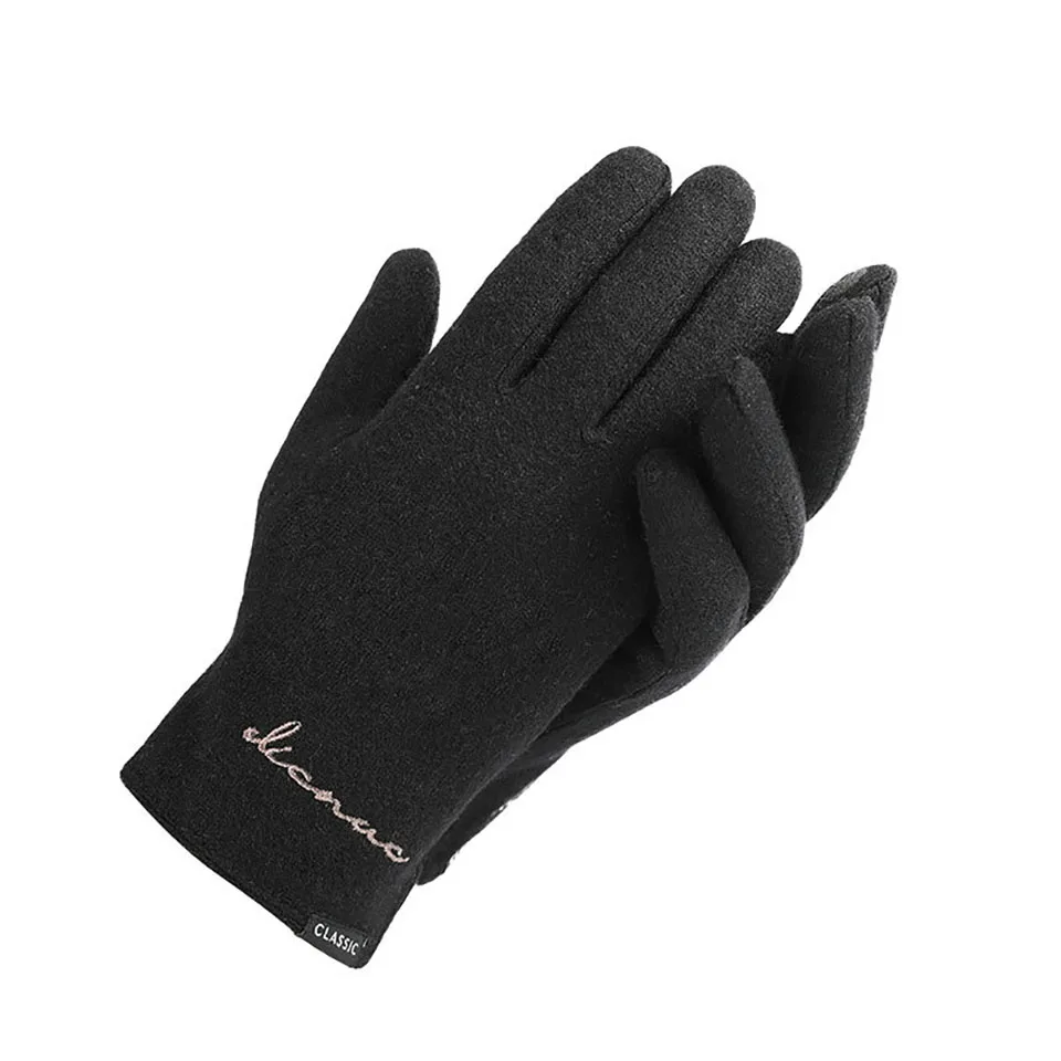 KoKossi Full Finger rękawice biegowe sporty outdoorowe ciepłe Unisex przyjazne dla skóry miękkie wiatroodporne rękawice do biegania na rowerze