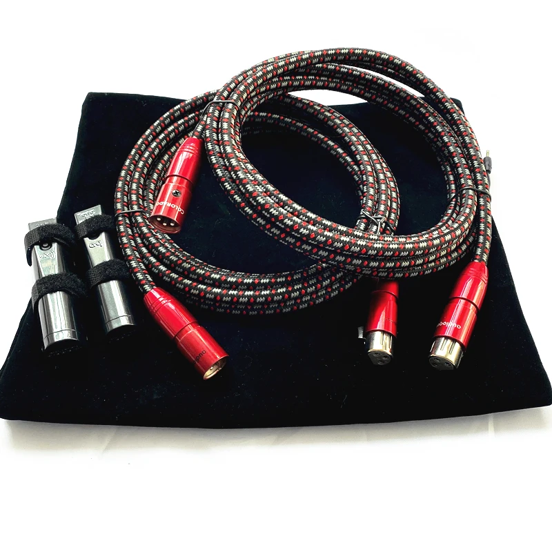 Pair HiFi Audio Line COLORADO XLR Balanced Cable with Update 72V DBS