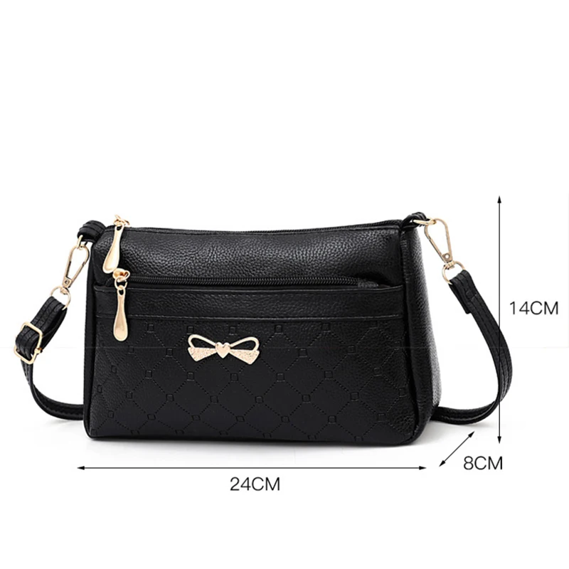 Fashion Women\'s Bags PU Leather Handbag Small Shoulder Messegner Bags Female High Quality Crossbody Bag Purse Lady Sac A Main