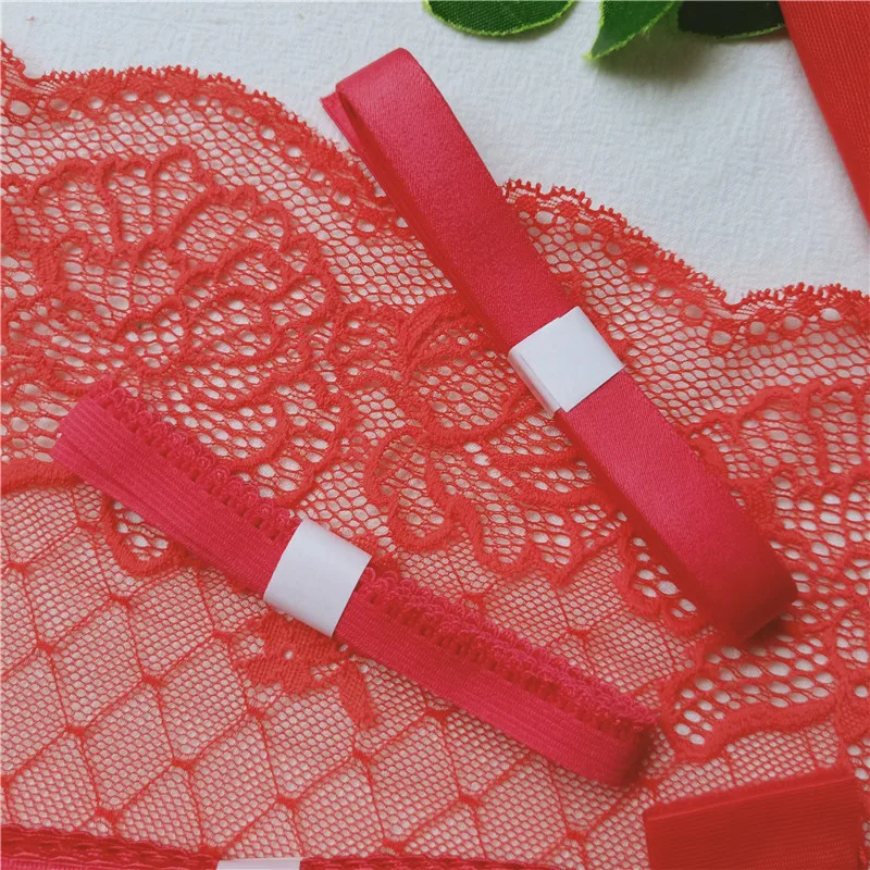 Sewing underwear set bra accessories lace mesh cloth Brett regulator fabric buckle