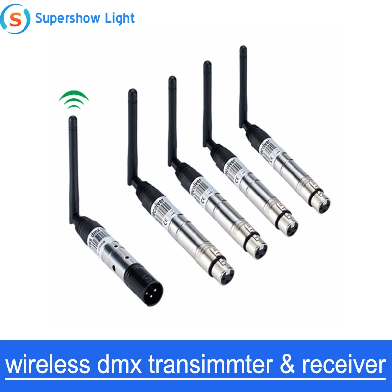 

China Airpost Wifi Receiver transmitter 2.4G ISM DMX512 Wireless Female XLR Receiver For Stage Lighting Effect PAR Party Light