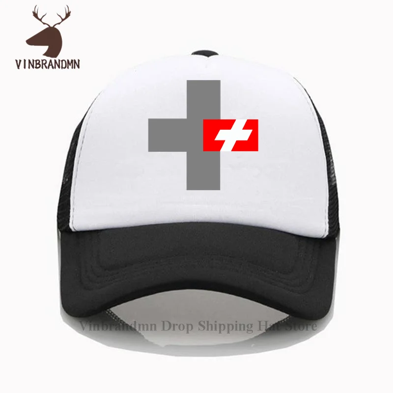 Army Swiss Confederation Switzerland CHE CH Confoederatio Helvetica Bucket hat casual 100% cotton cool Baseball cap Fishing hat