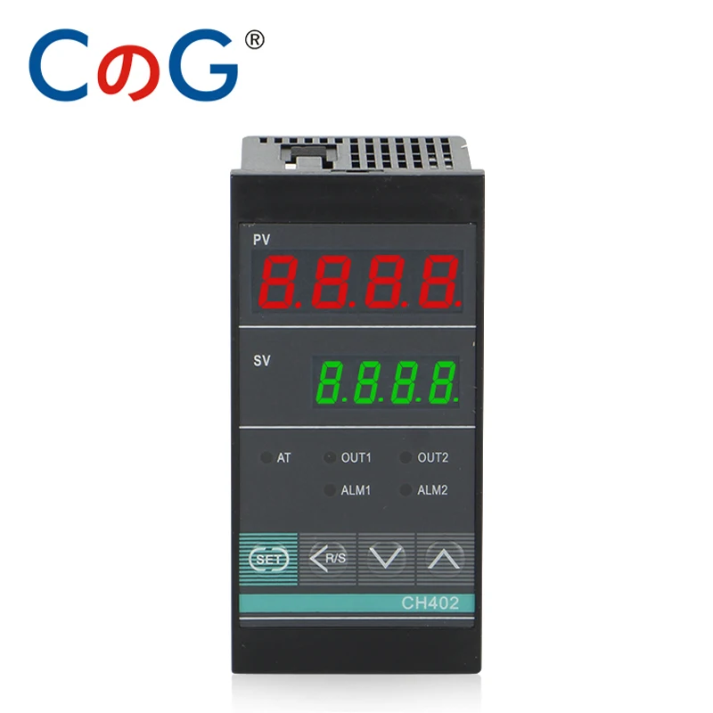 

CG CH402 48*96mm Multy Input K E J PT100 0-10V 4-20mA Voltage PID Output SSR Relay AC 220V 24VDC 380VDC Temperature Controller