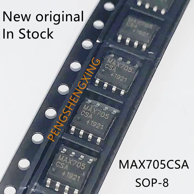 10ชิ้น/ล็อตMAX705 MAX705CSA MAX705ESA SOP8จุดเดิมใหม่ขายร้อน