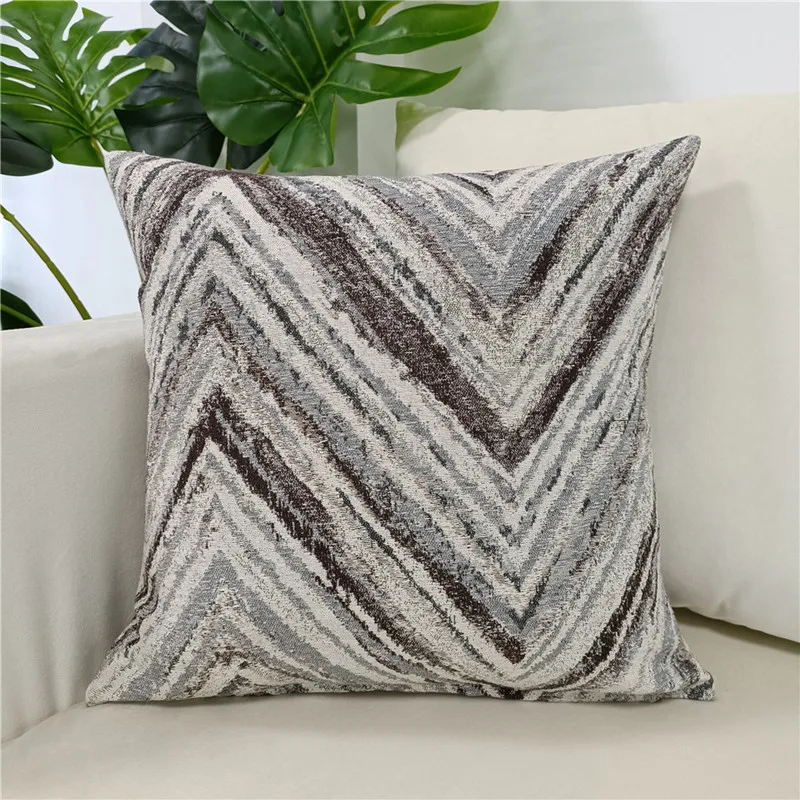 Tapestry Jacquard Cotton Polyester Blended Geo Cushion Cover Sofa Throw Pillowcase Seat Cushion Cover Home