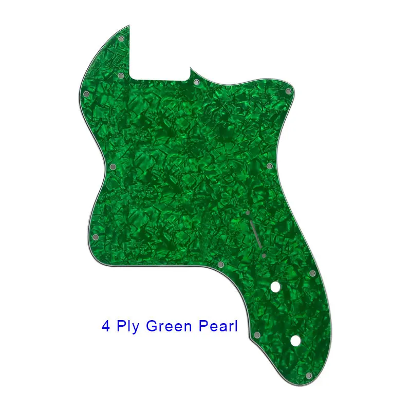 Feiman Guitar Parts - For US FD DIY Classic Series\'72 Thinline Tele Telecaster Guitar Pickguard Without Pickup Scratch Plate