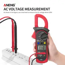 Digital Clamp Meter Multimeter AC/DC Voltage #4
