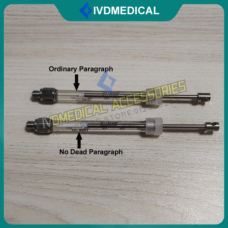 Imagem -03 - Mindray 500ul Seringa Bs300 330e 350e 350s 360e 370e 360s Analisador Bioquímico 500ul Amostra de Vidro Seringa Reagente Seringa