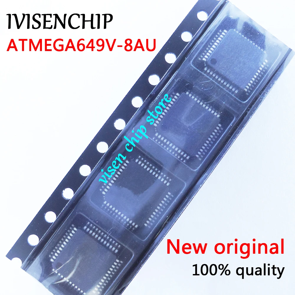 5pieces ATMEGA649V-8AU ATMEGA649V 8AU QFP-64 chipset