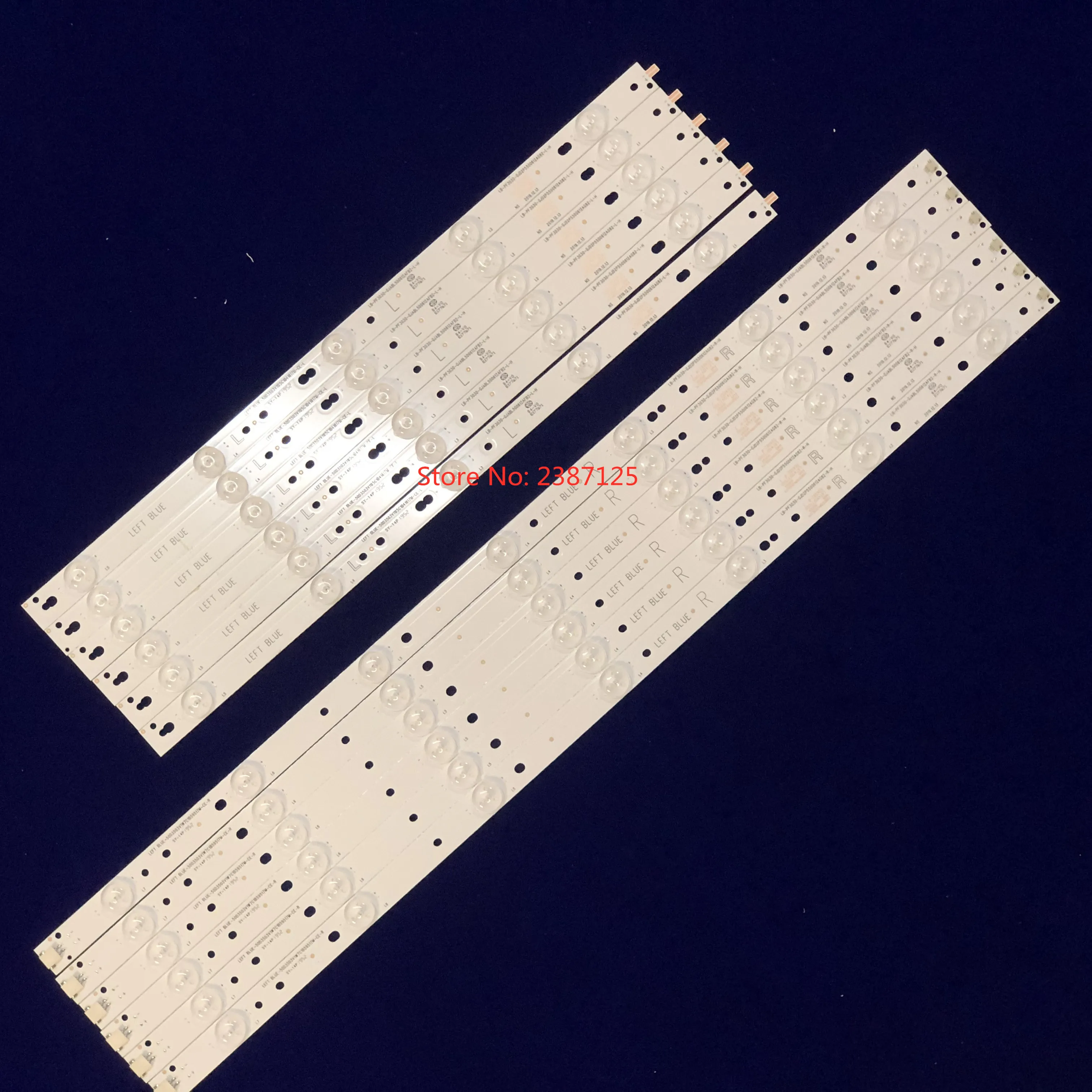 

5SET=60PCS LED Strip LB-PF3030-GJABL500612AFB2-R-H L CEJJ-LB500Z-12S1P-M2835-V 50PUF6061 50PUF6701 50PUF6461/T3 50PUF6650/T3