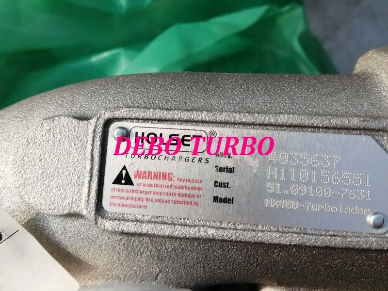 NEW GENUINE HOLSET HX40W 4035637 51.09100-7631 Turbo Turbocharger for MAN Truck with D0836LUH40 Engine 02-