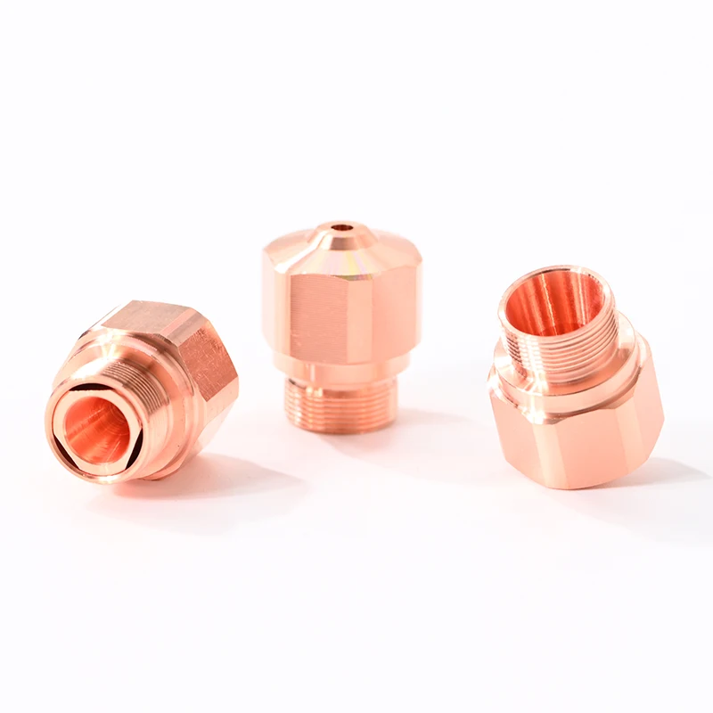 Chất Lượng Cao OEM HK NK Sợi Cắt Laser Vòi Phun Cho HanKwang Highyag Bystronic Kim Loại Máy Dia14mm H17.5mm Chỉ 10Mm
