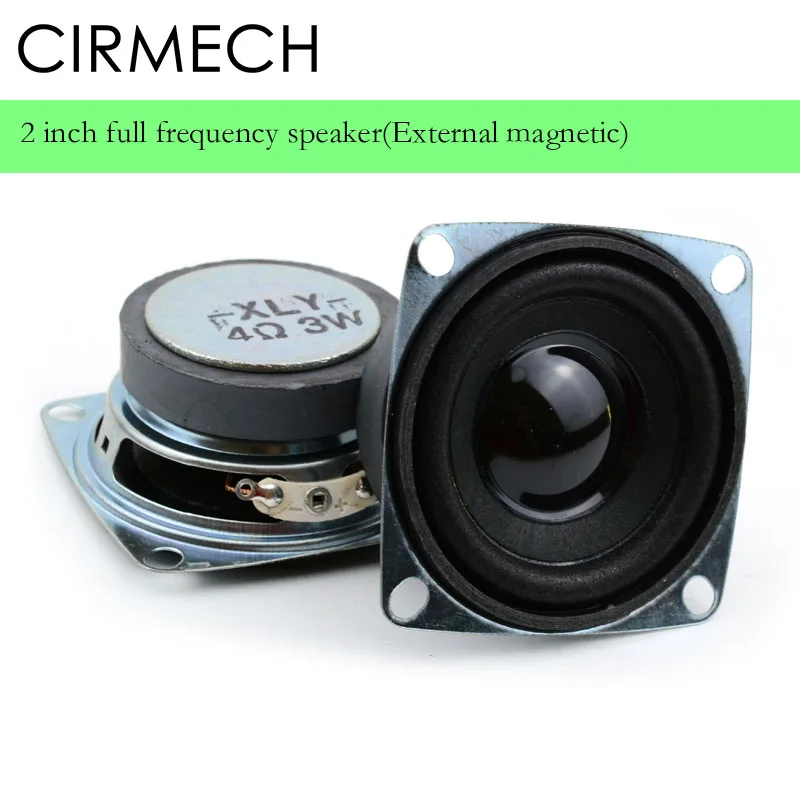 CIRMECH 2 بوصة تردد كامل المتكلم HIFI عالية الدقة مكبر الصوت 1 قطعة
