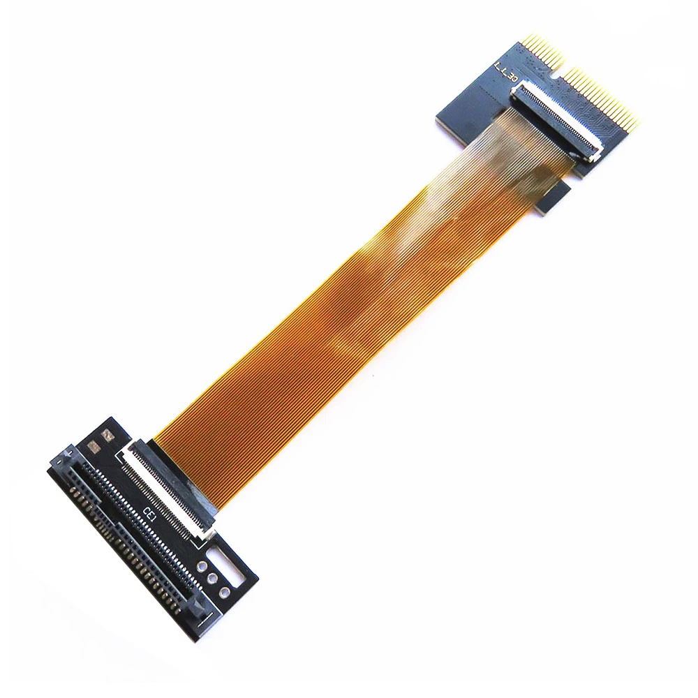 Add On Card U2 NVME Riser U.2 to PCIe 3.0 PCI Express X4 Riser Card Raiser Adapter 12cm FPC Cable for 2.5" NVMe U.2 SFF-8639 SSD