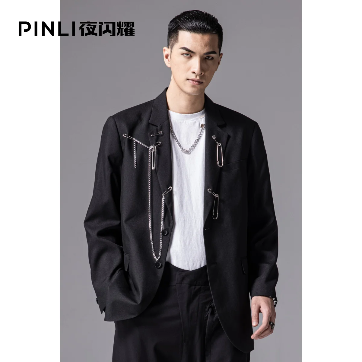 

Free shipping new men's male unique Autumn shine at night 2021 fashion spring mens casual pin suit blazer jacket BY211106064